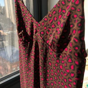 Banana Republic -NWT- Animal Print MIDI Dress